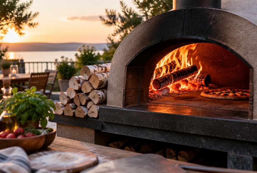 Grillved och ved till pizzaugn — vilken sort och hur mycket